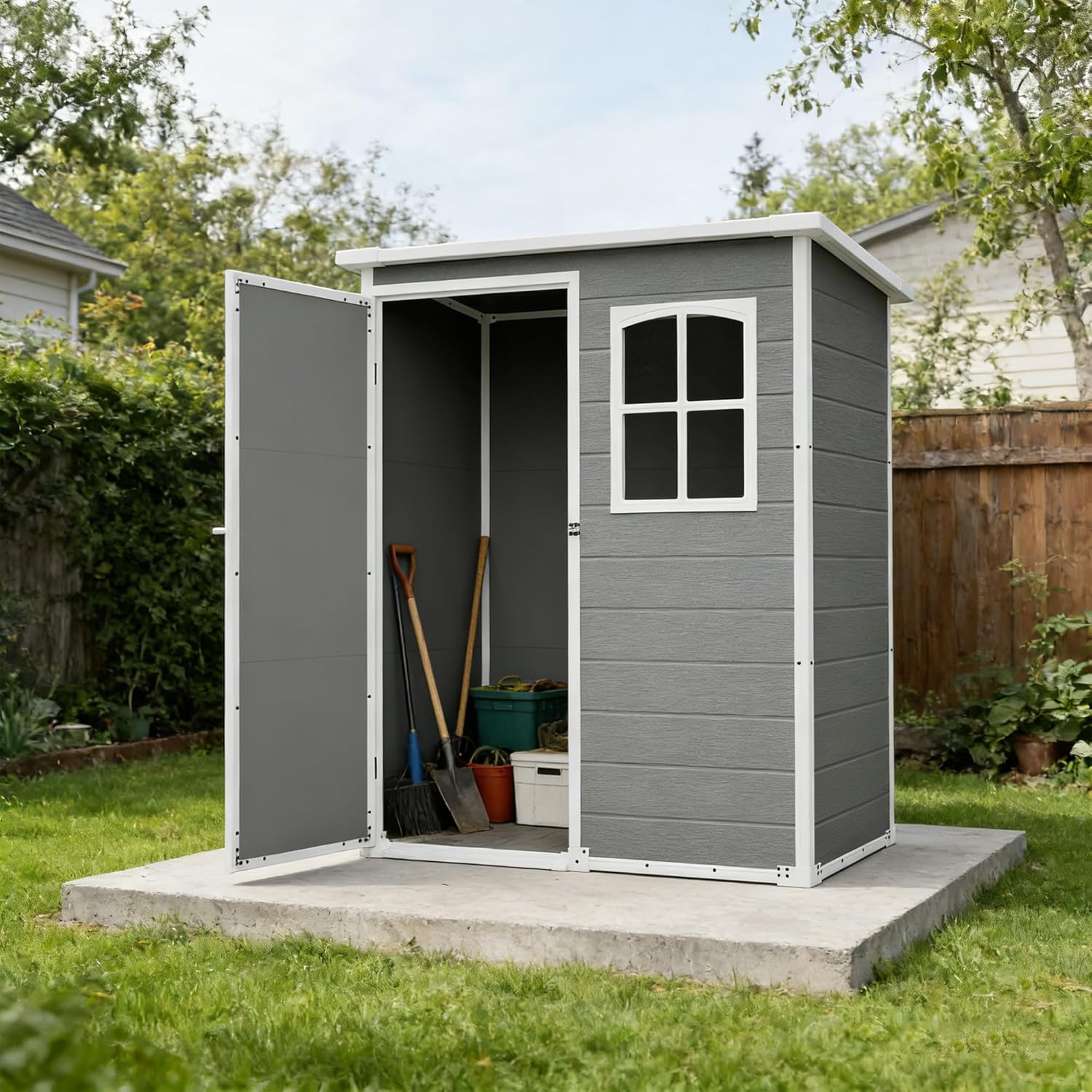 Gardening Tools Storage - Resin Outdoor Storage Shed Kit Plastic
