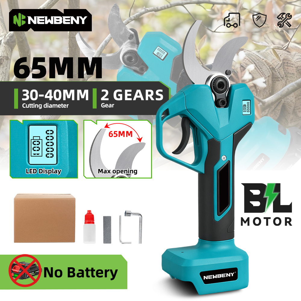 Gardening Tools Scissors - NEWBENY 65MM Cordless Electric Pruning Shears
