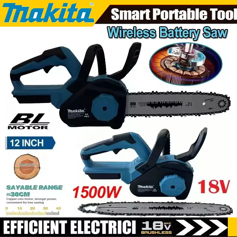 Gardening Tools Cutter - Makita 12Inch Brushless Electric Chain Saw