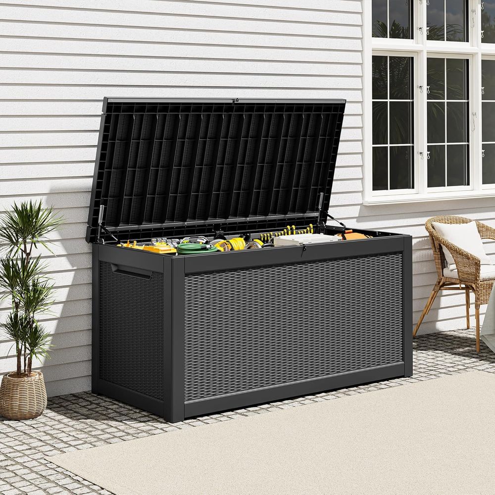 Gardening Tools Uses - Weatherproof and UV-Resistant Outdoor Storage Deck