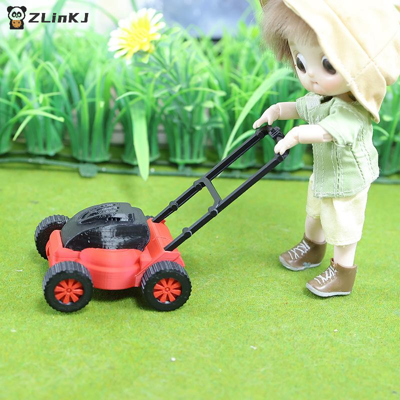 Gardening Tools Toys - ▶1Pc 1:12 1:18 Dollhouse Lawn Mower
