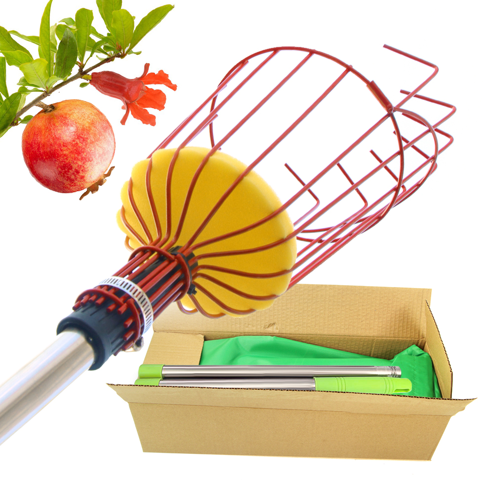 Gardening Tools Sale - 1.6M-4MTelescopic Stainless Steel Pole Fruit Picker