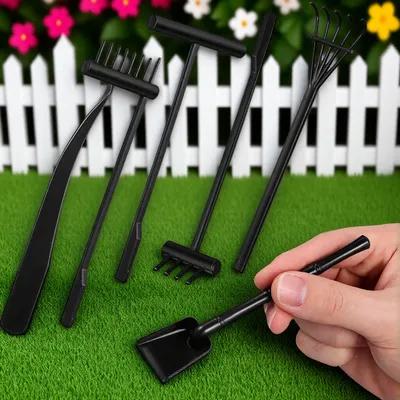Zen Gardening Tools - 6Pcs Mini Sand Rake Tools Plastic