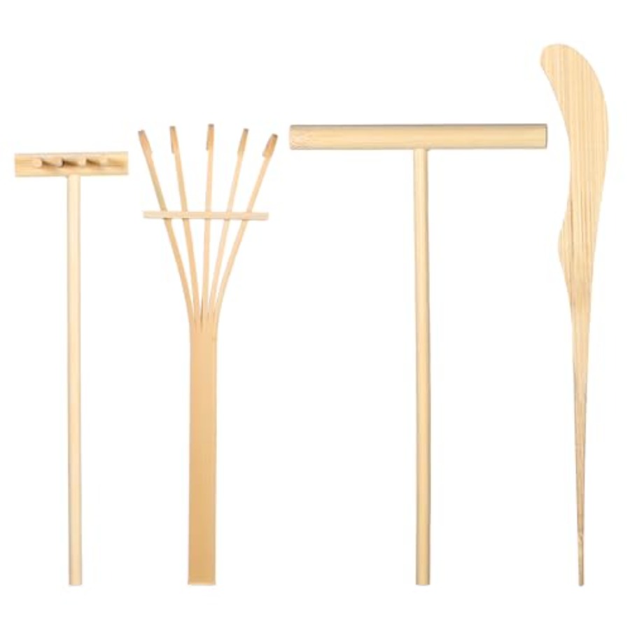 Zen Gardening Tools - 4 PCS Mini Sand Rake Zen