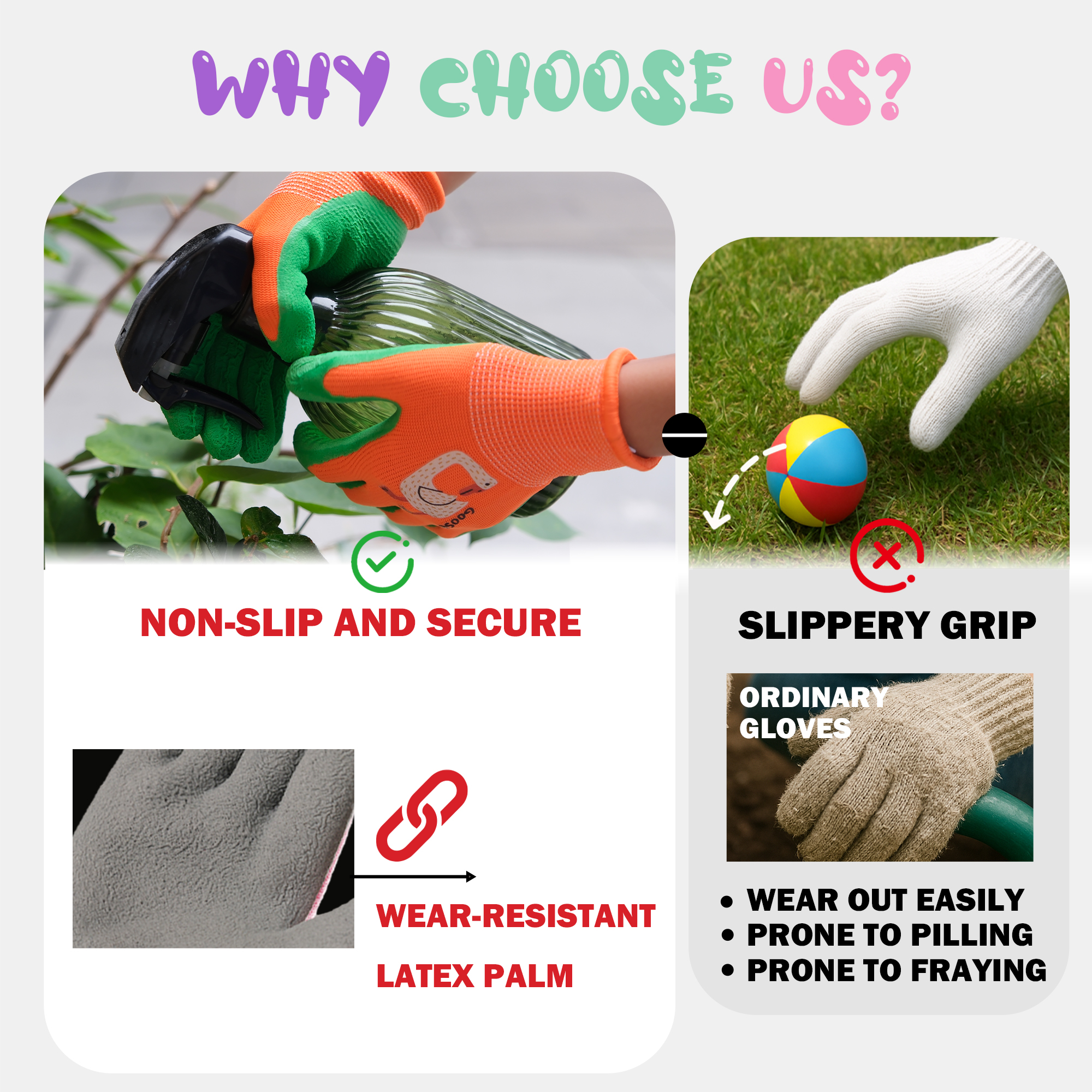 4 Pairs Kids Gardening Gloves  - Gardening Tools Kit For Kids avis et prix