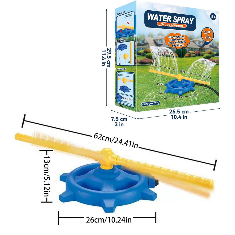360 Degree Water Sprinkler Rot - Gardening Tools Kids avis et prix
