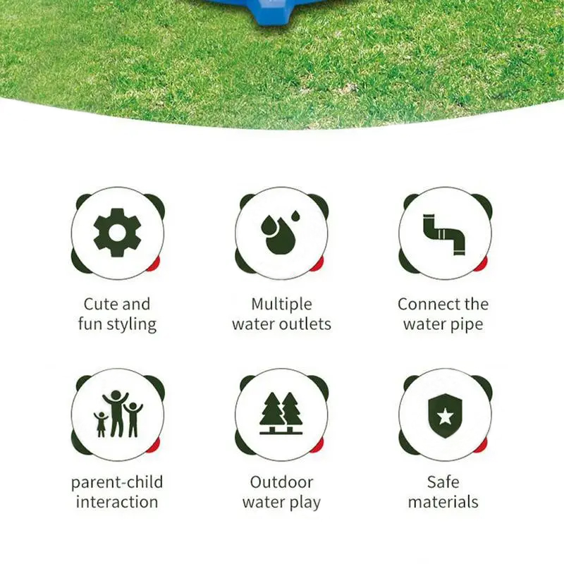360 Degree Water Sprinkler Rot - Gardening Tools Kids avis et prix
