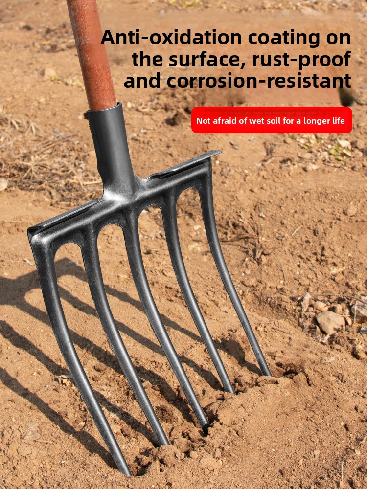 Soil Tilling Fork Farming Tool - Spade Digging Fork avis et prix