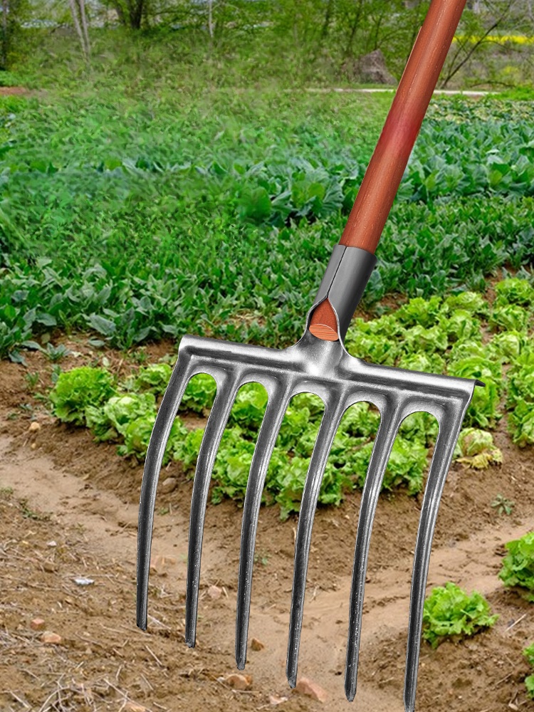Soil Tilling Fork Farming Tool - Spade Digging Fork avis et prix