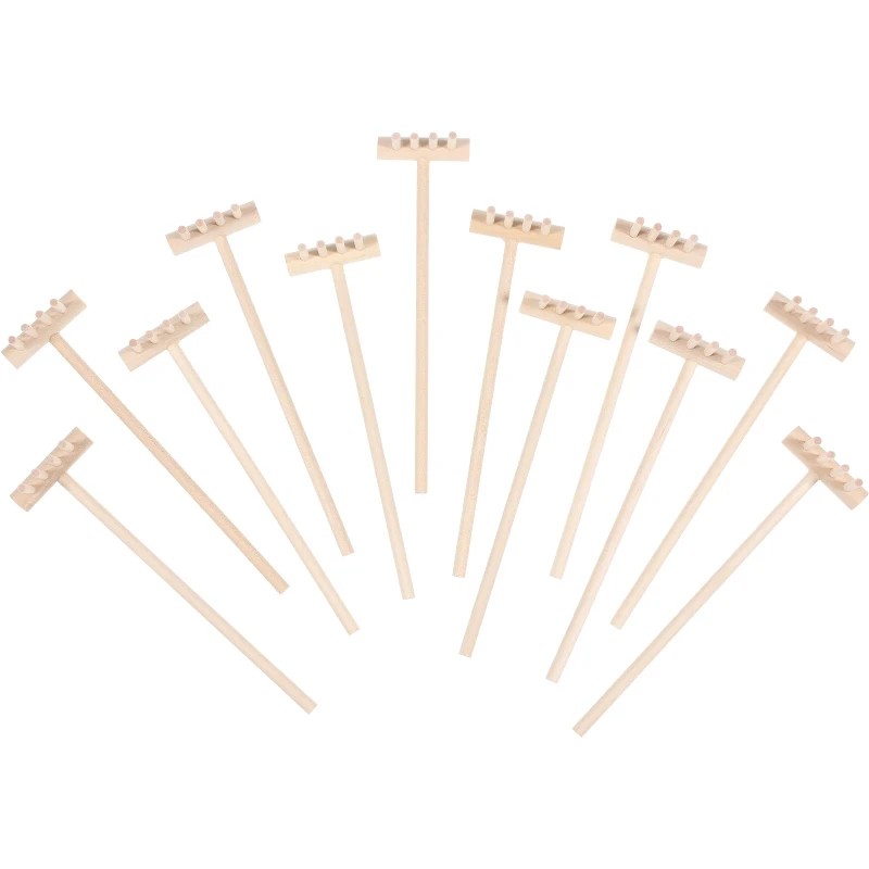 6pcs Mini Bamboo Rake Set for  - Zen Gardening Tools avis et prix
