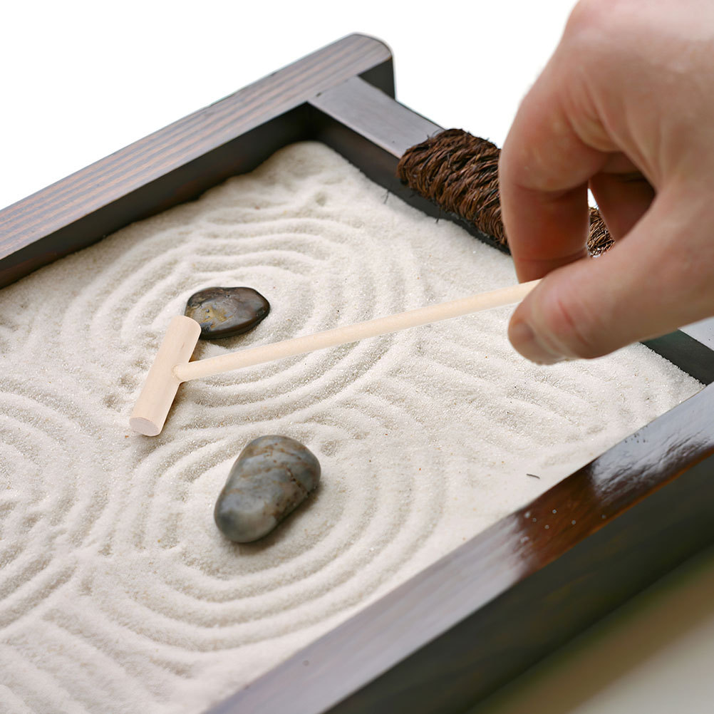 3pcs Bamboo Mini Rake Set For  - Zen Gardening Tools avis et prix