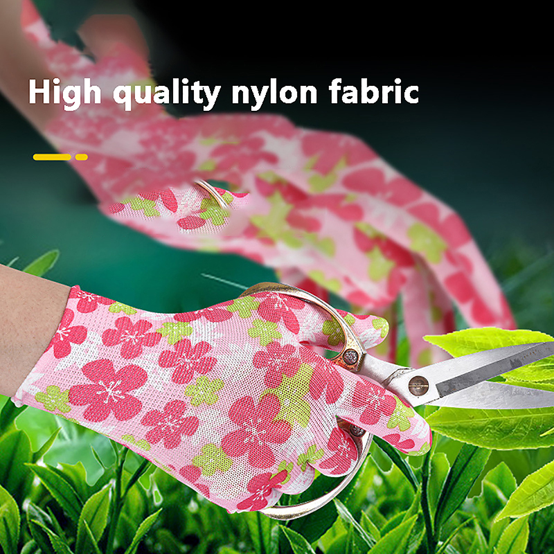 1Pair Women Garden Gloves Work - Gardening Tools Pink avis et prix