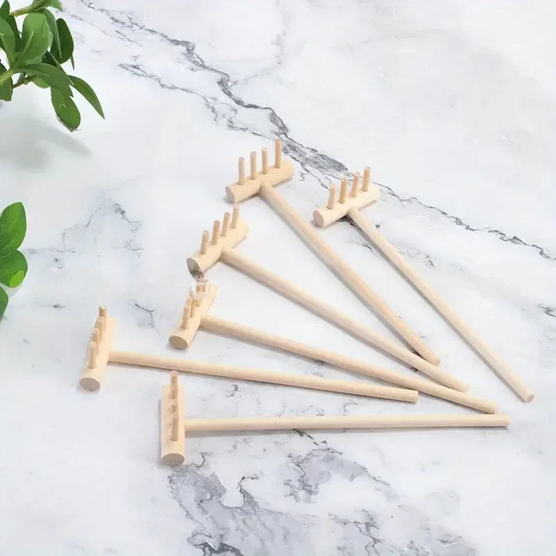 6pcs Mini Bamboo Rake Set for  - Zen Gardening Tools avis et prix