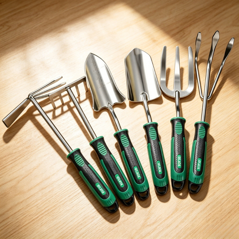 5Pcs Stainless Steel Garden Ha - Spade Digging Fork avis et prix