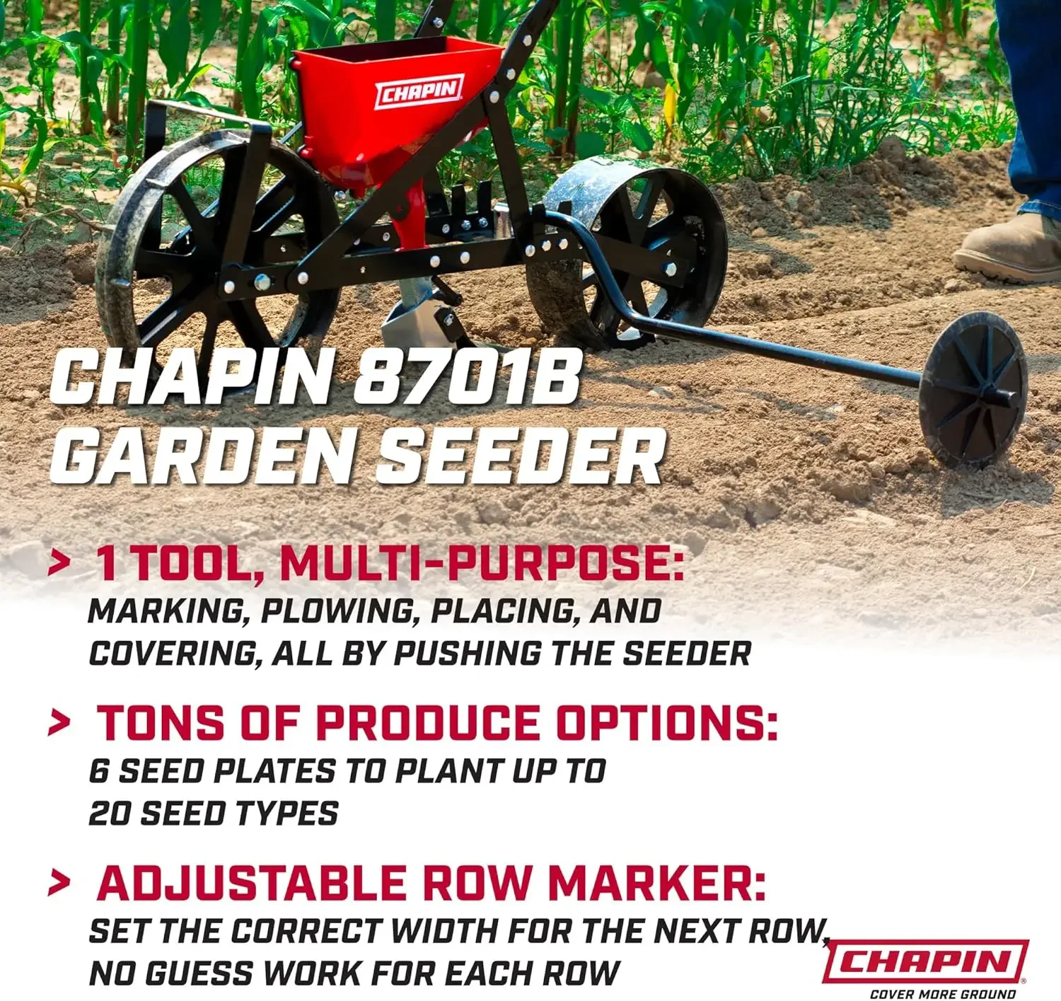 Chapin 8701B Garden Push Seede - Garden Row Marker avis et prix
