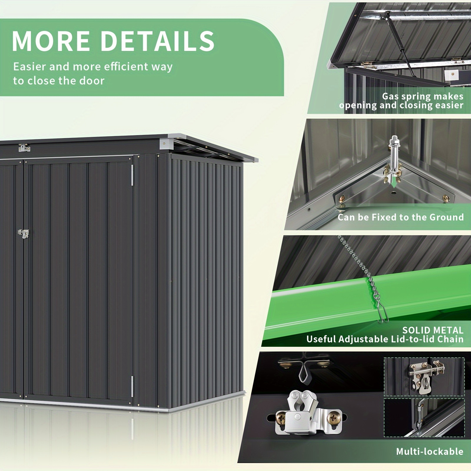 Nordivale Outdoor Trash Can St - Gardening Tools Uses avis et prix