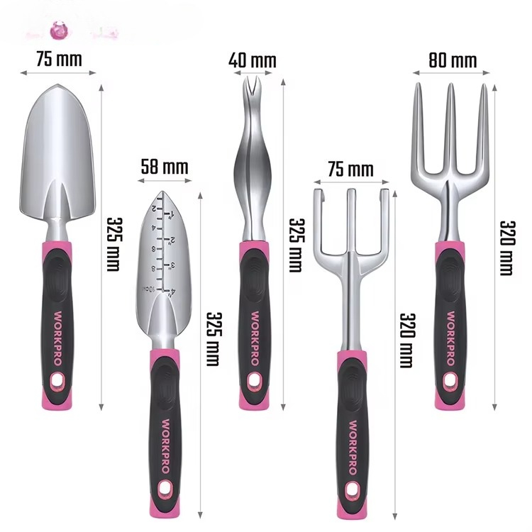 5pcs Pink Gardening Digging To - Gardening Tools Pink avis et prix