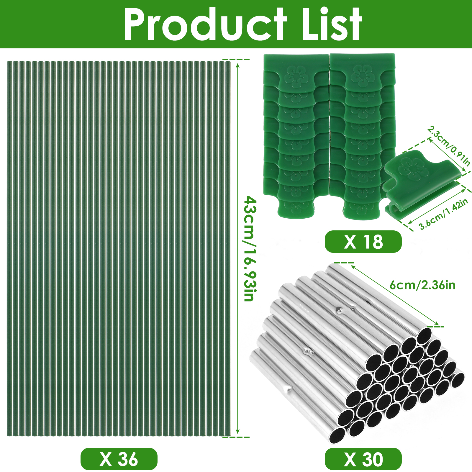 Greenhouse Hoops Set Gardening - Gardening Tools Sale avis et prix