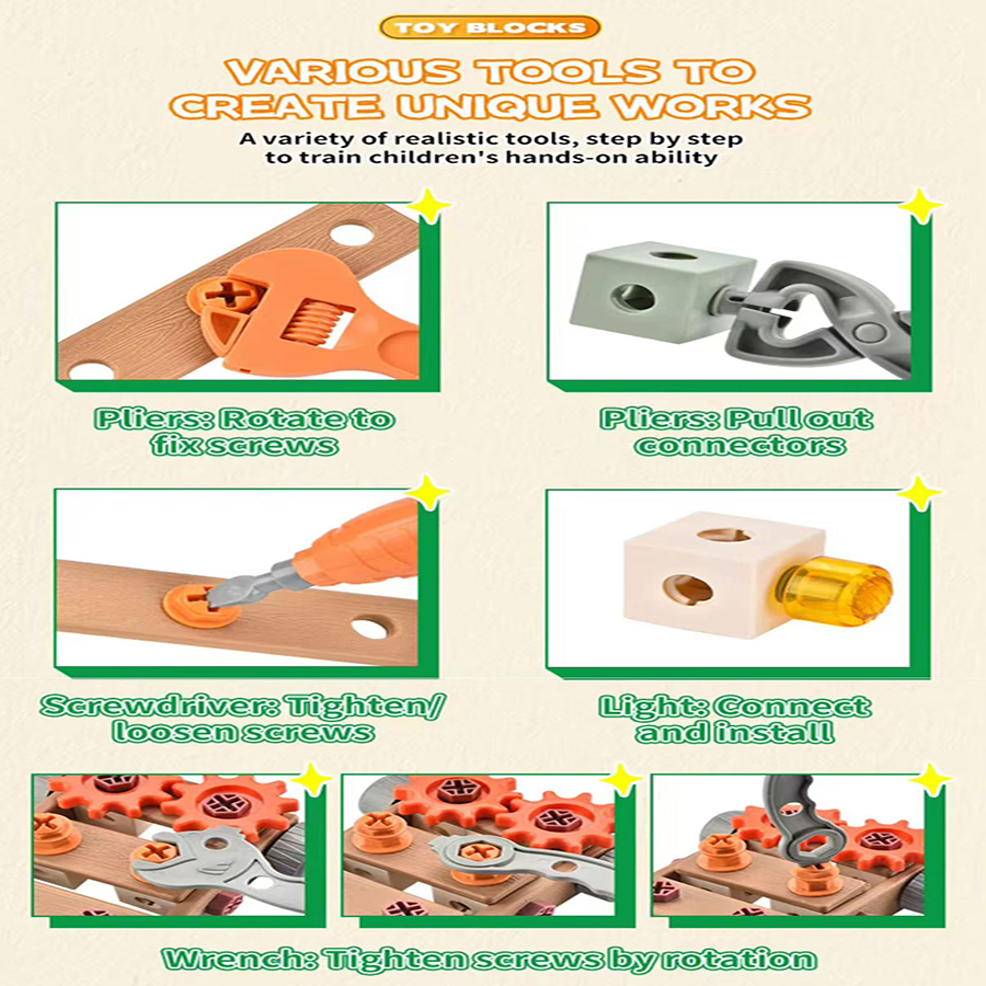 DIY- Kids Tool Set Nut Assembl - Gardening Tools Kit For Kids avis et prix