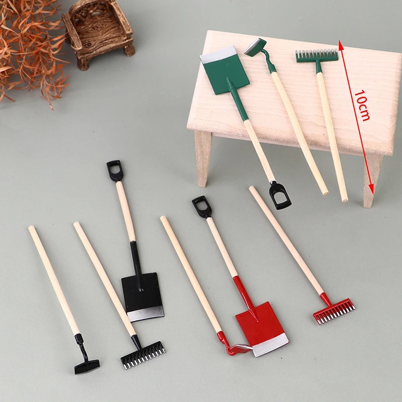 3Pcs 1:12 Dollhouse Miniatures - Gardening Tools Toys avis et prix