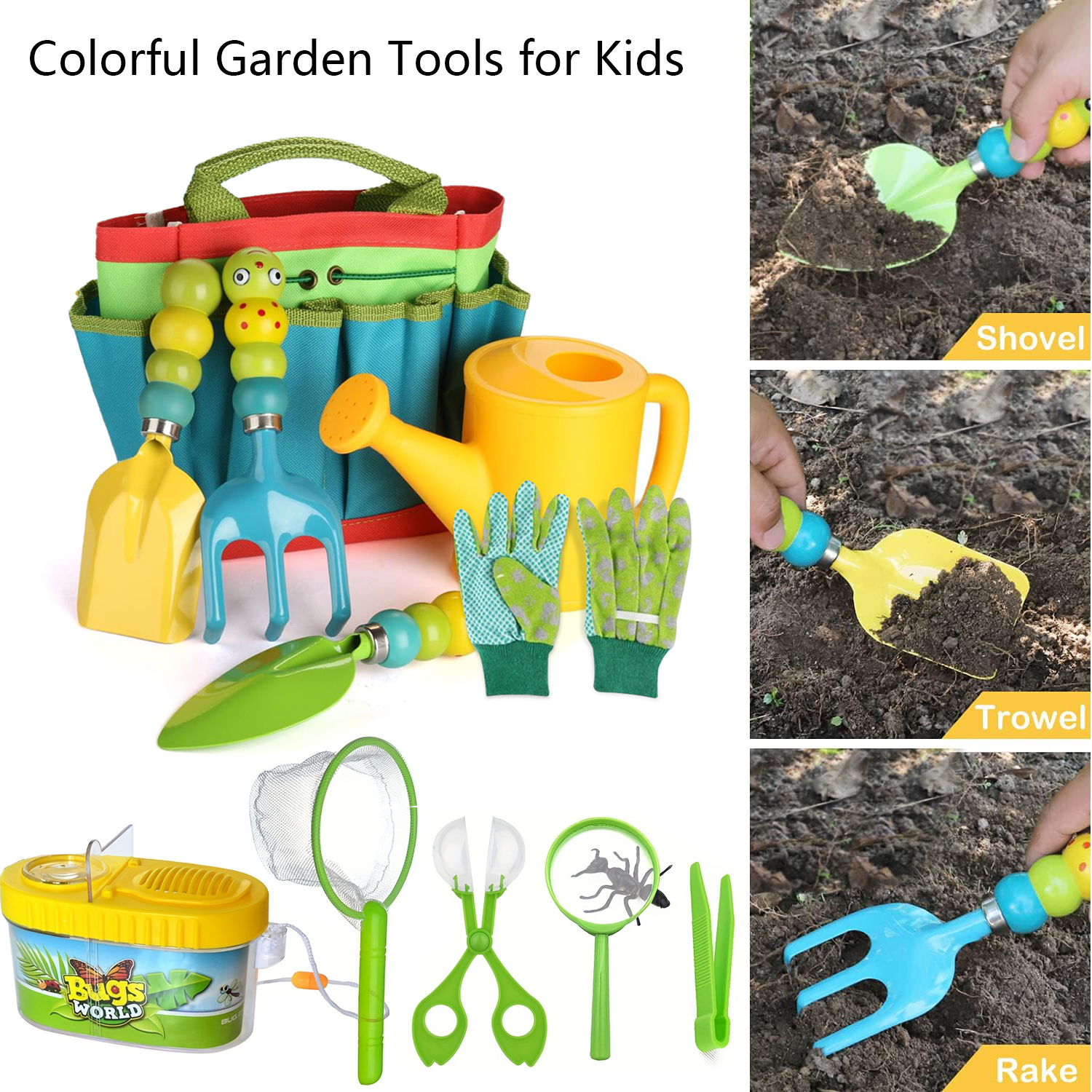 Colorful Garden Tools Toys for - Gardening Tools For 8 Year Olds avis et prix