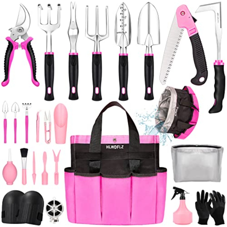 Pink Garden Tool Set for Women - Gardening Tools Pink avis et prix