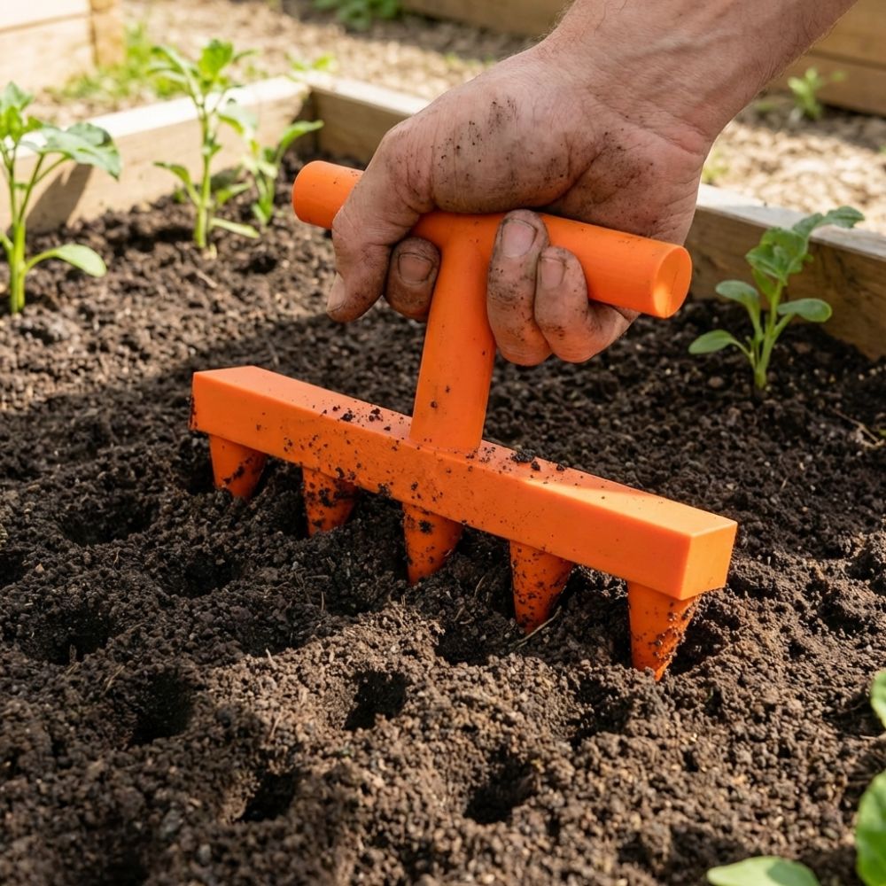 Durable Plastic Soil Hole Dril - Garden Row Marker avis et prix