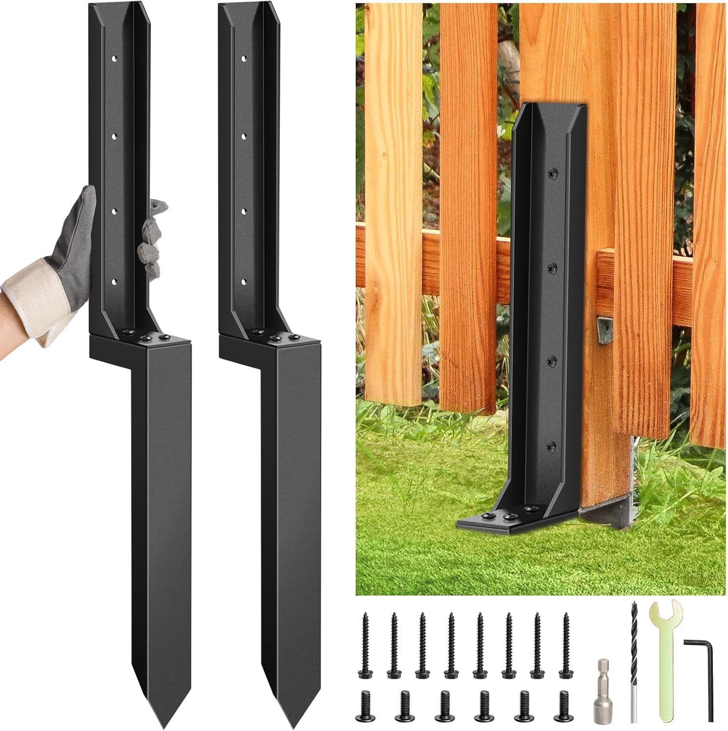 2PCS Fence Repair Anchor Fence - Gardening Tools Kit For Home Garden avis et prix