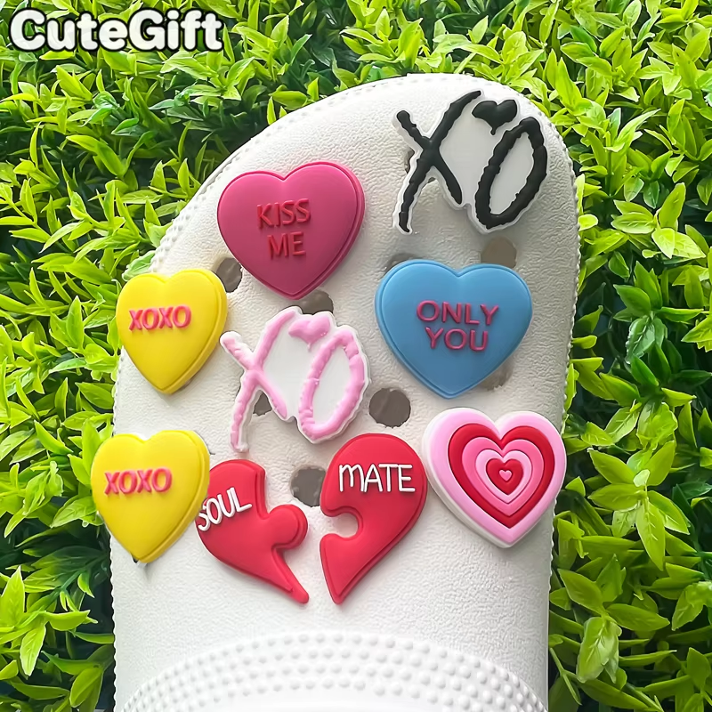 1pcs Heart Shoe Charms Rainbow - Gardening Tools Pink avis et prix