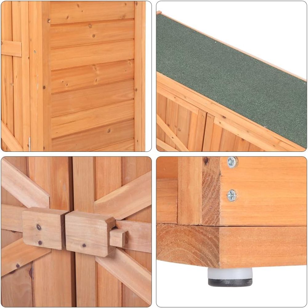 Extra Large Outdoor Wooden Sto - Gardening Tools Storage avis et prix