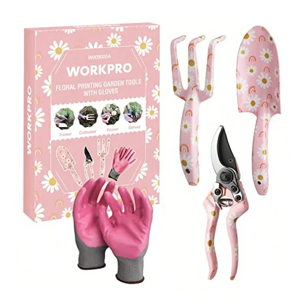 Aluminum Garden Tool Set 4PCS  - Gardening Tools Pink avis et prix