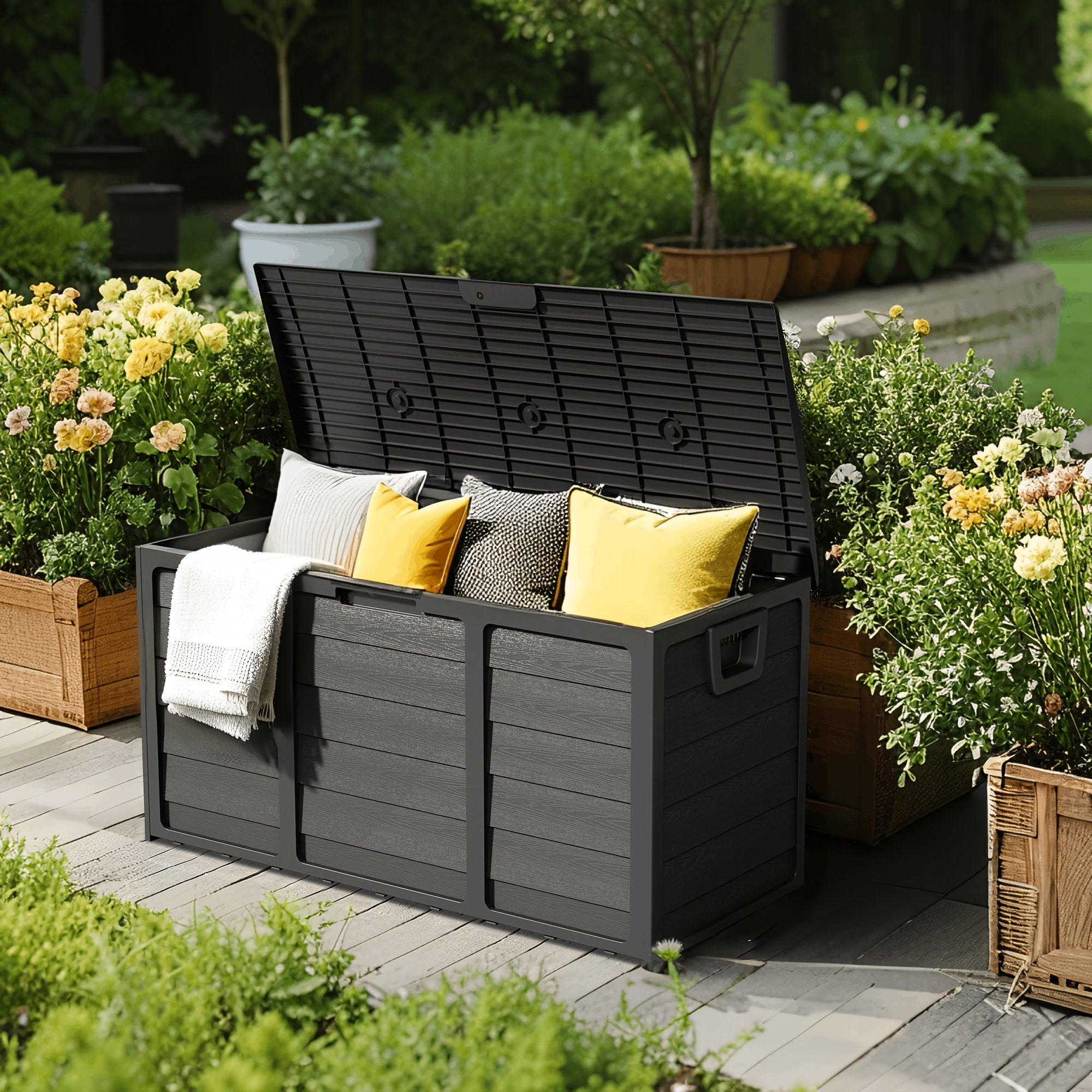 Weatherproof Resin Storage, 75 - Gardening Tools Uses avis et prix
