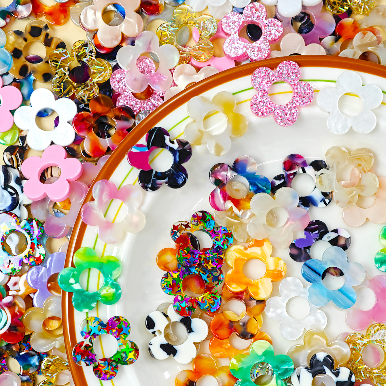 Cute Colorful Sequin Acrylic F - Gardening Tools Diy avis et prix