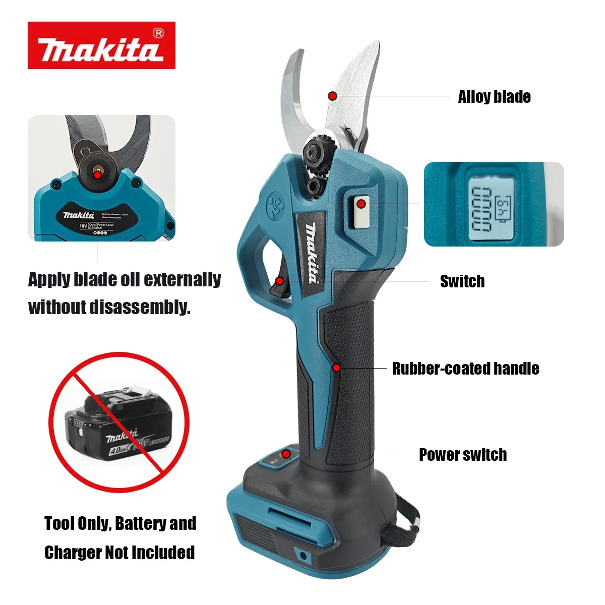 Makita Brushless Electric Prun - Gardening Tools Cutter avis et prix