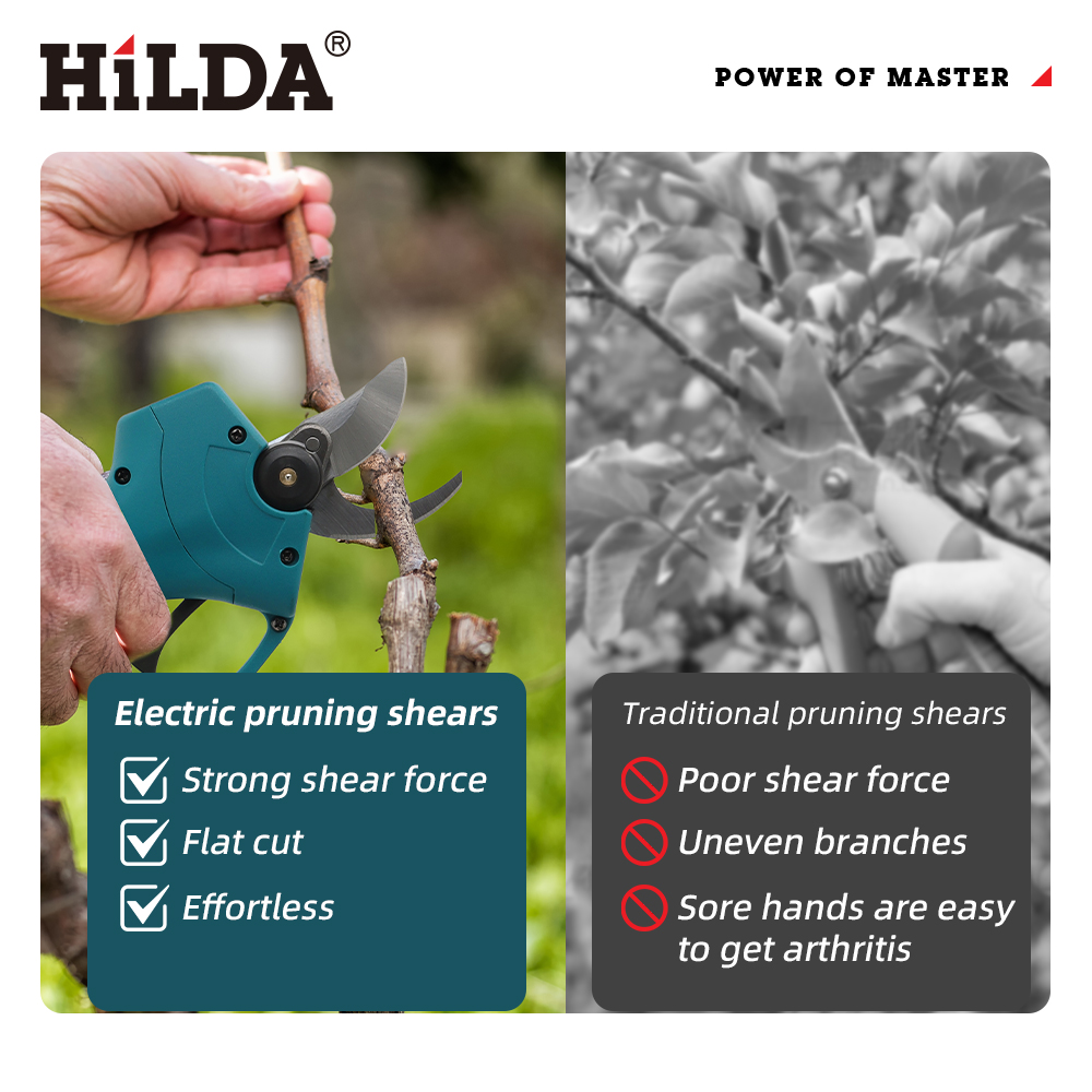 HILDA 18V Brushless Cordless E - Gardening Tools Cutter avis et prix