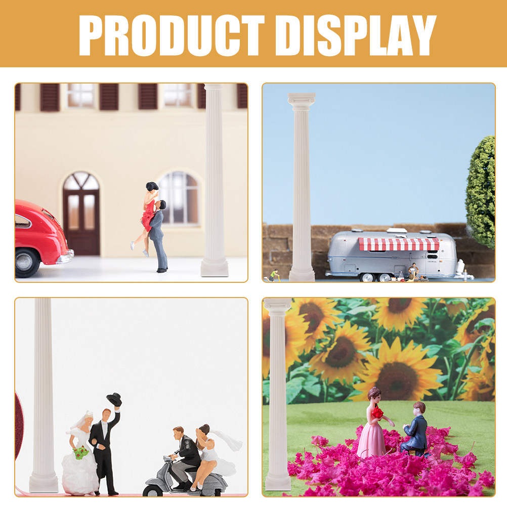 4Pcs Roman Pillar Statue Mini  - Zen Gardening Tools avis et prix