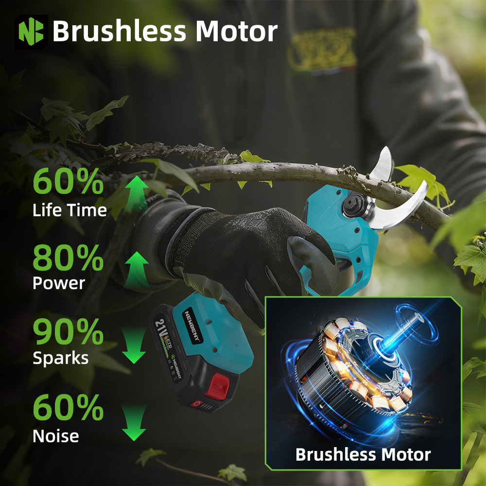 NEWBENY 65MM Cordless Electric - Gardening Tools Scissors avis et prix