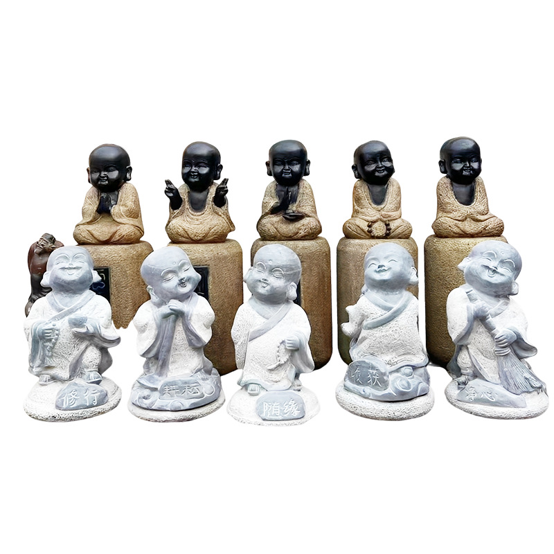 Little novice monk ornament Sc - Zen Gardening Tools avis et prix