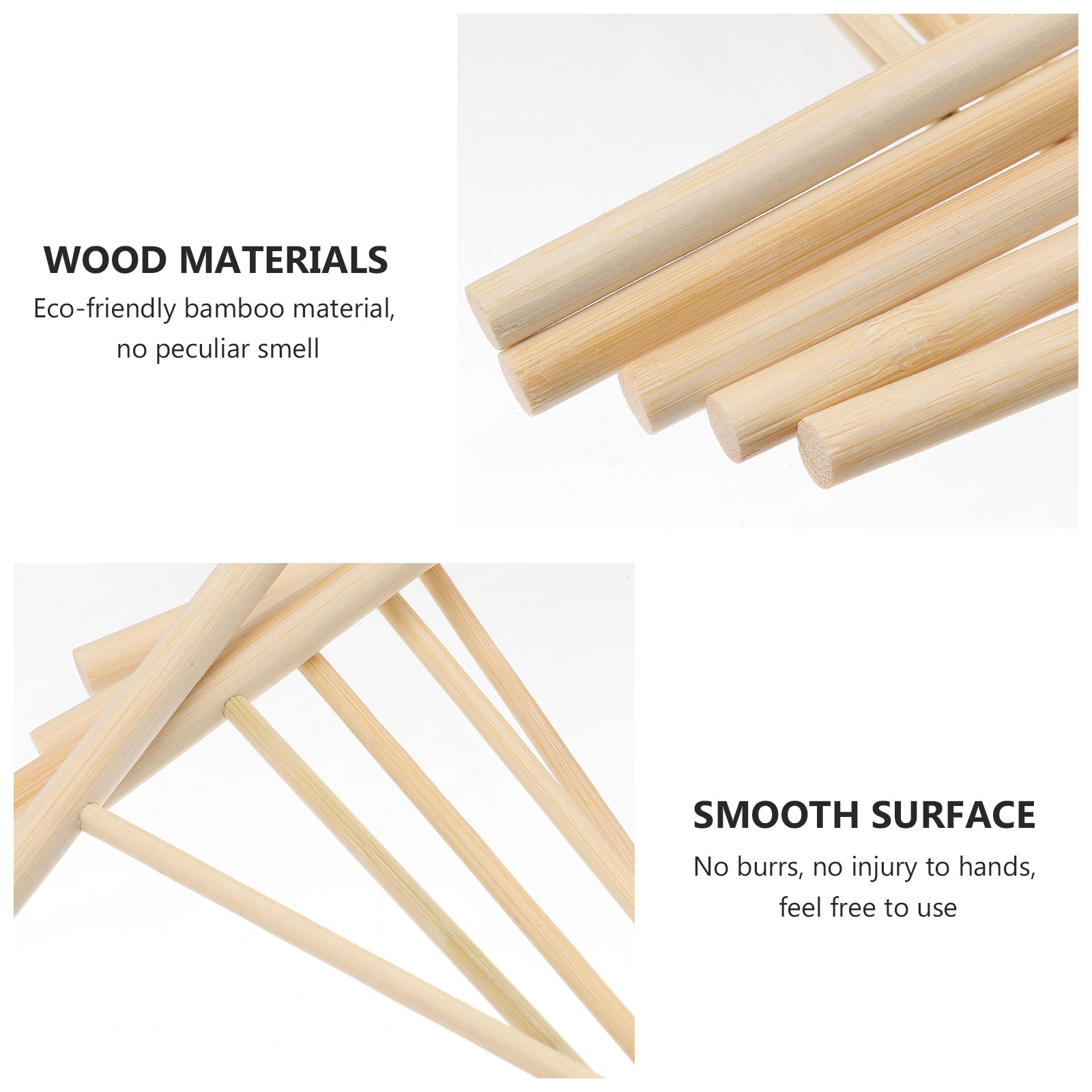 6Pcs Mini Bamboo Rakes T-Shape - Zen Gardening Tools avis et prix