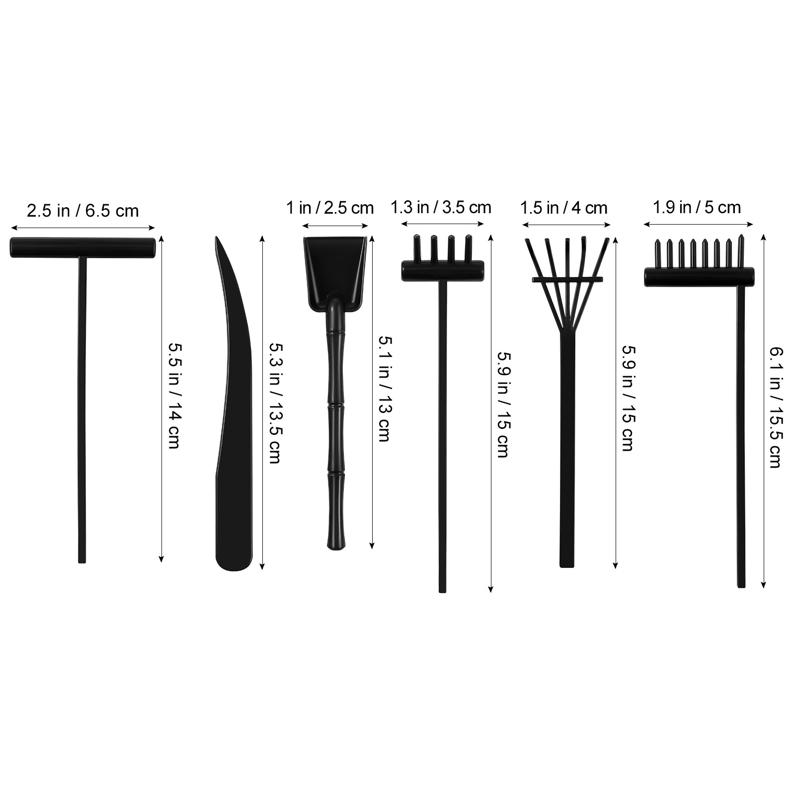 6Pcs Zen Garden Rake Kit Mini  - Zen Gardening Tools avis et prix