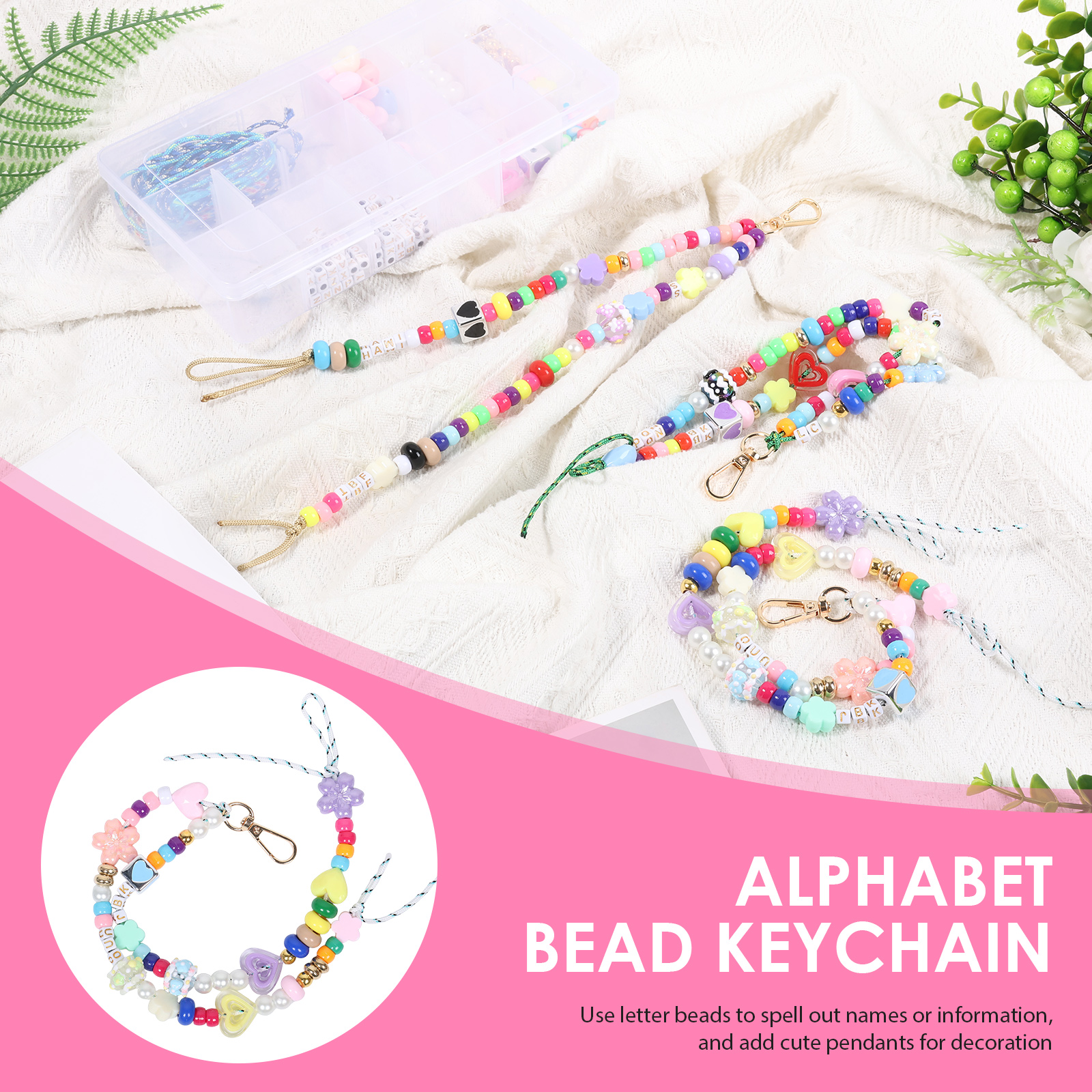 421PCS Beaded Keychain Making  - Gardening Tools Diy avis et prix