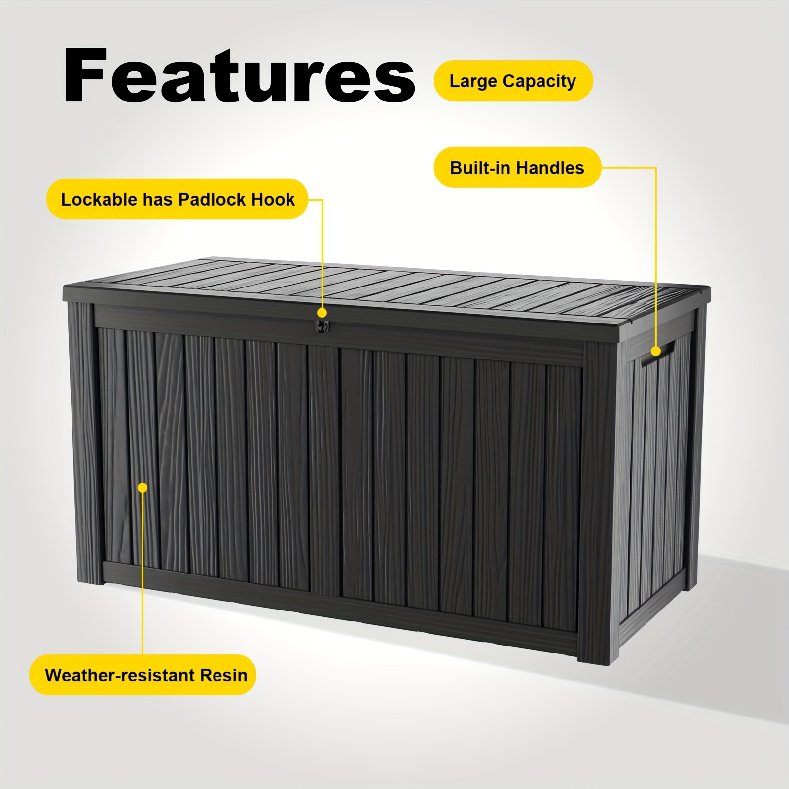 161 Gallon Deck Box, Indoor An - Gardening Tools Uses avis et prix