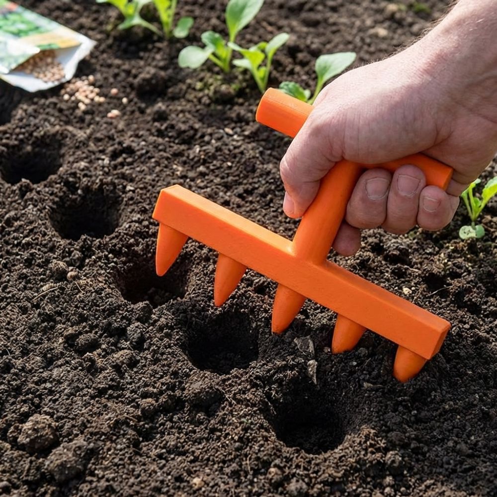 Plastic Soil Hole Drilling Too - Garden Row Marker avis et prix