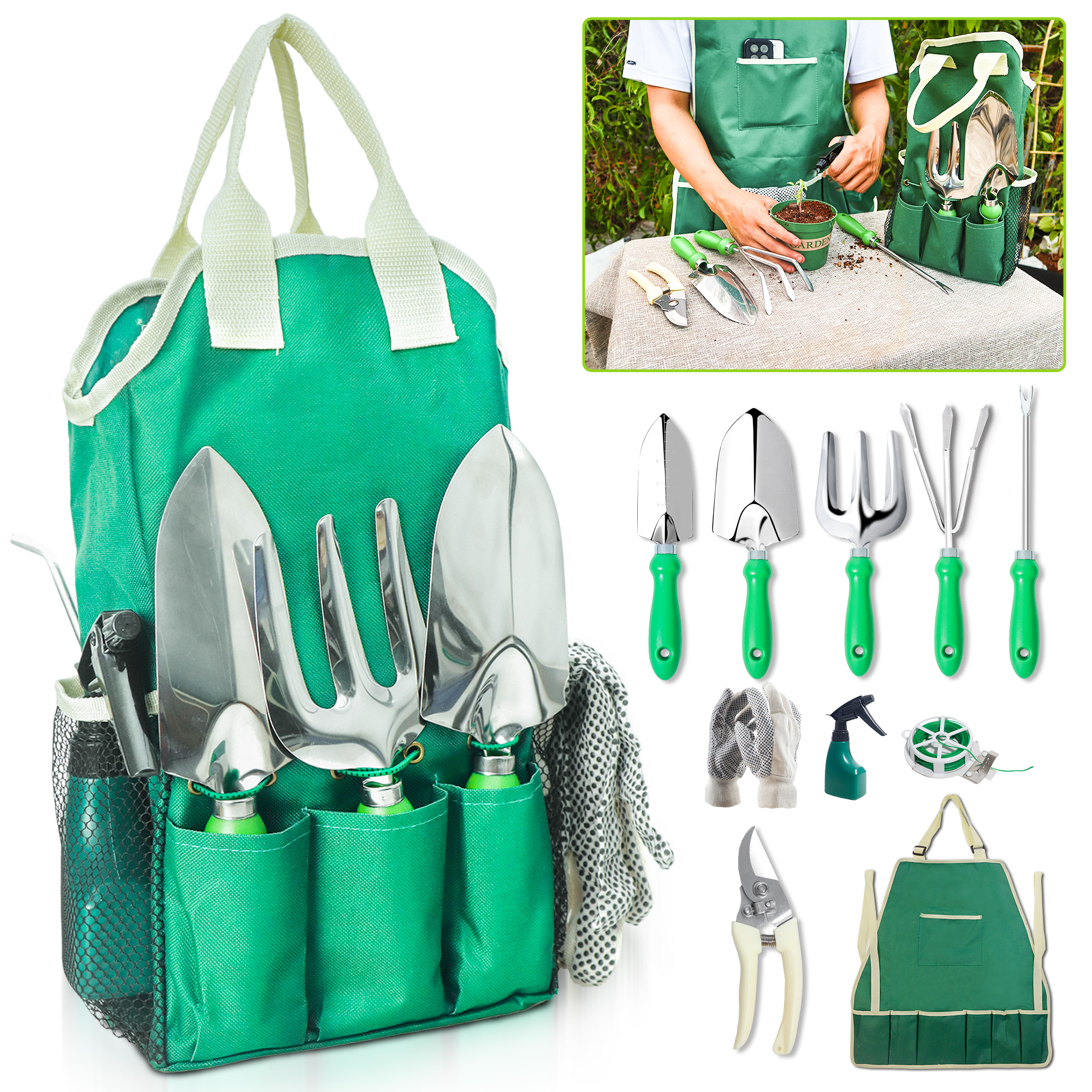 11pcs Garden Tool Set | Garden - Spade Digging Fork avis et prix