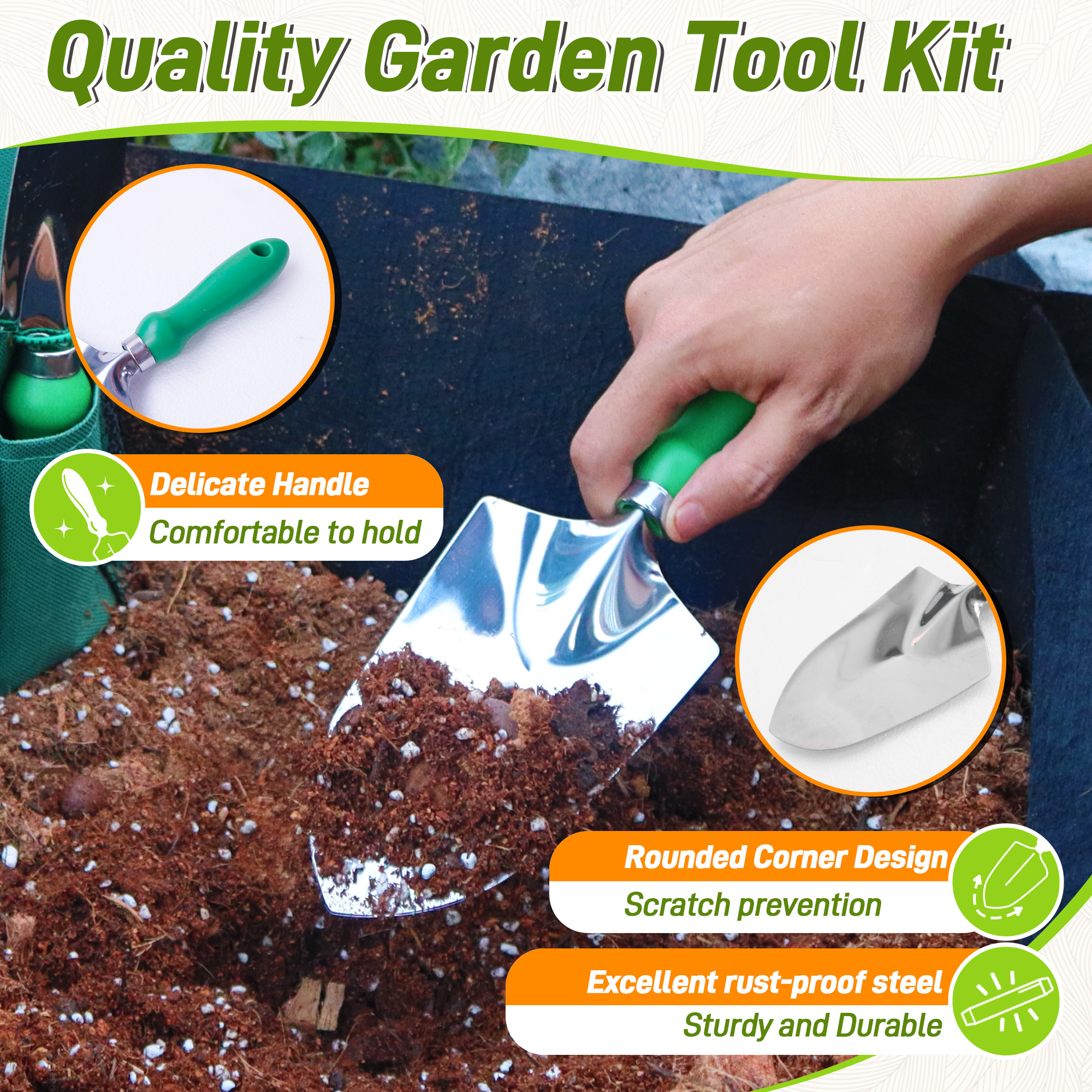 11pcs Garden Tool Set | Garden - Spade Digging Fork avis et prix