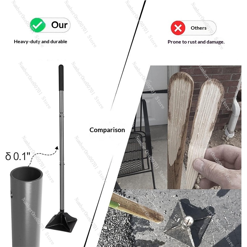 Detachable Steel Garden Tamper - Gardening Tools Uses avis et prix