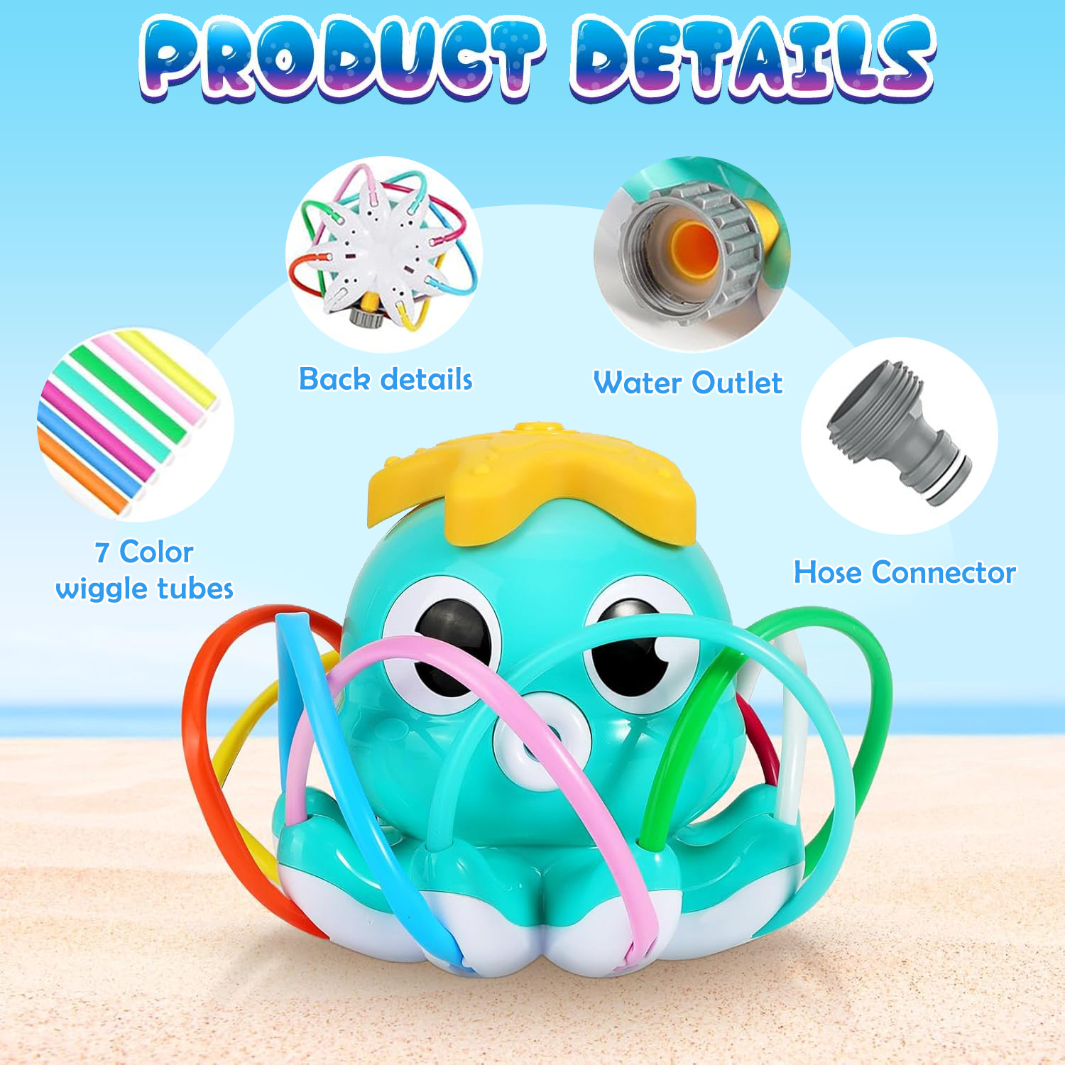 Octopus Sprinkler Water Spray  - Gardening Tools Kids avis et prix
