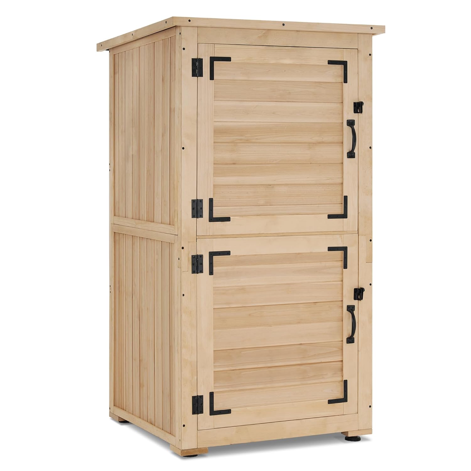 30in Deep Wood Outdoor Storage - Gardening Tools Storage avis et prix