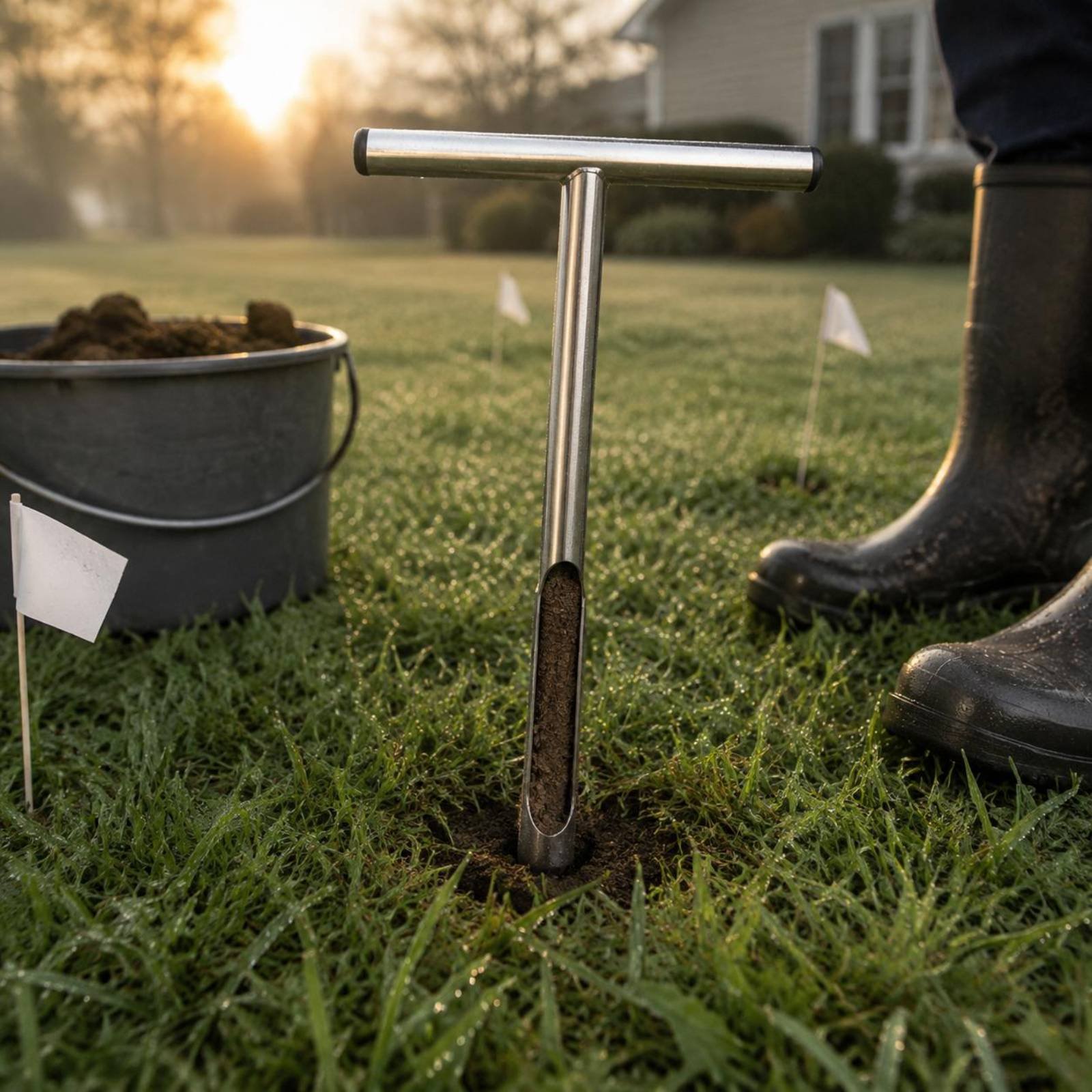 Stainless Steel Soil Sampler E - Gardening Tools Uses avis et prix