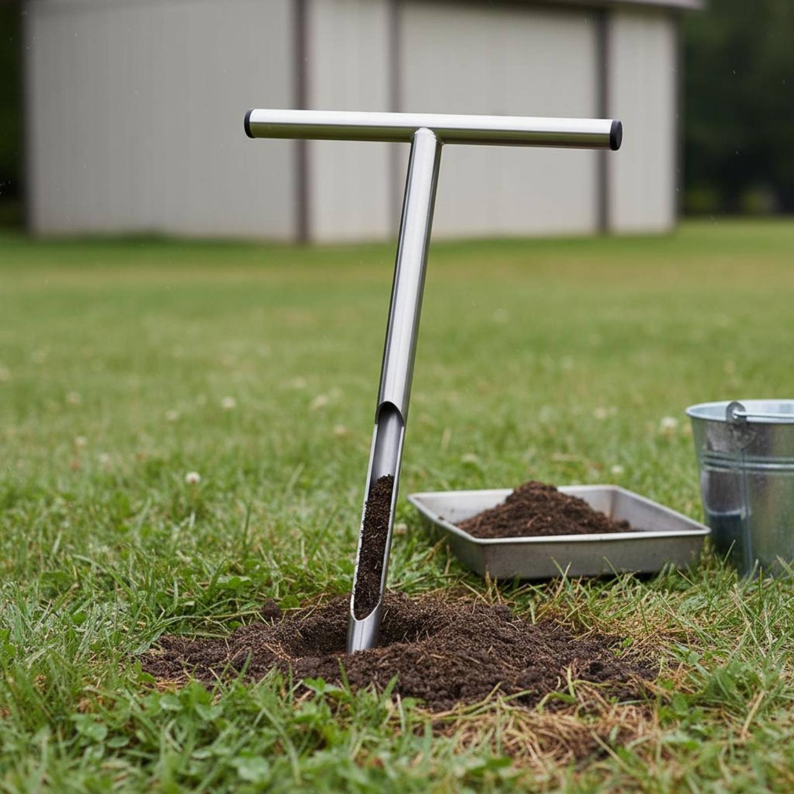Stainless Steel Soil Sampler E - Gardening Tools Uses avis et prix
